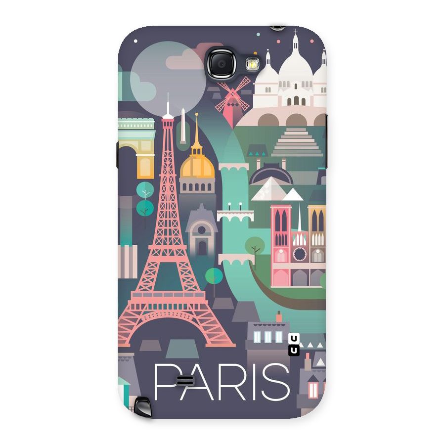 Pink Cute Tower Back Case for Galaxy Note 2