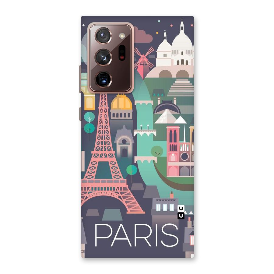 Pink Cute Tower Back Case for Galaxy Note 20 Ultra