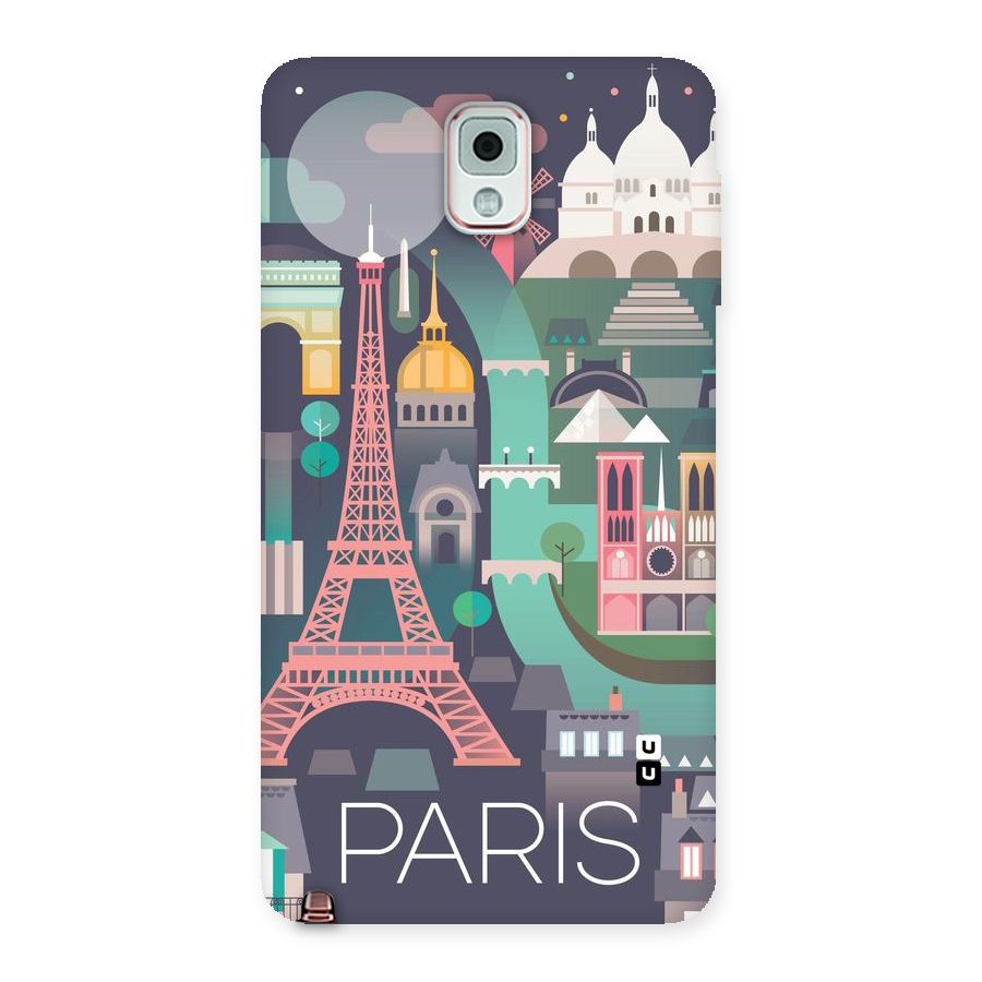 Pink Cute Tower Back Case for Galaxy Note 3