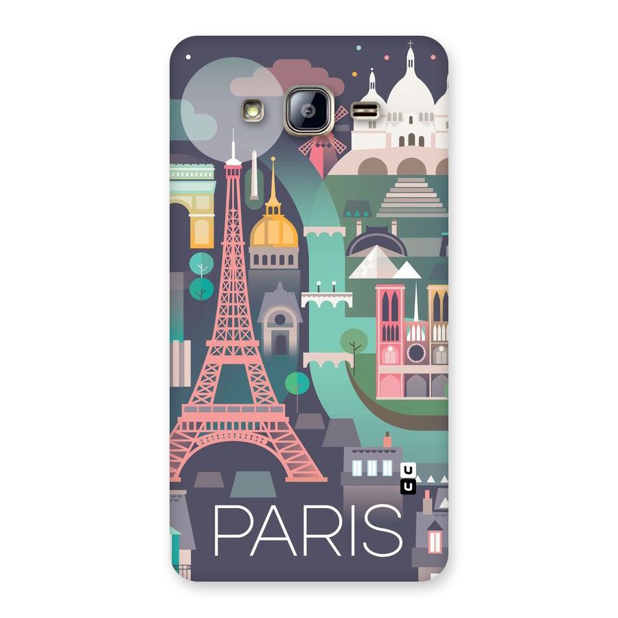 Pink Cute Tower Back Case for Galaxy On5