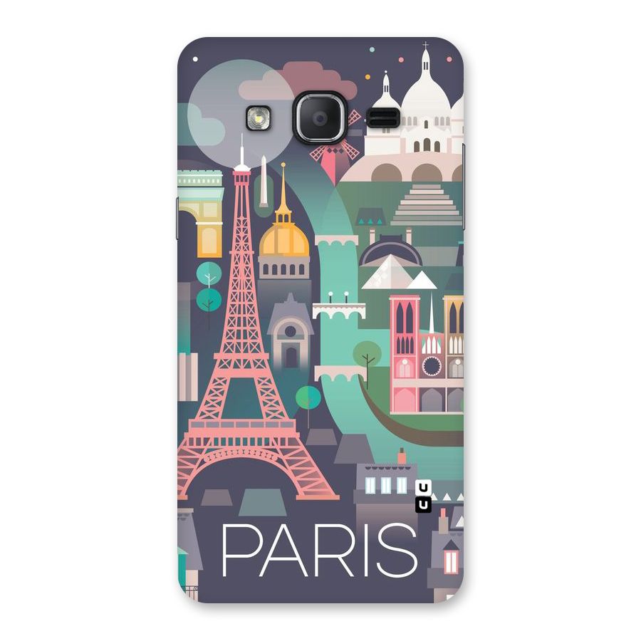 Pink Cute Tower Back Case for Galaxy On7 2015