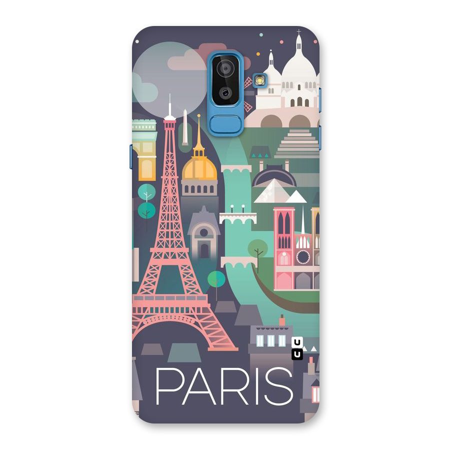 Pink Cute Tower Back Case for Galaxy On8 (2018)