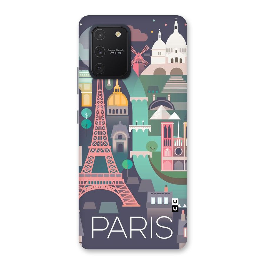 Pink Cute Tower Back Case for Galaxy S10 Lite