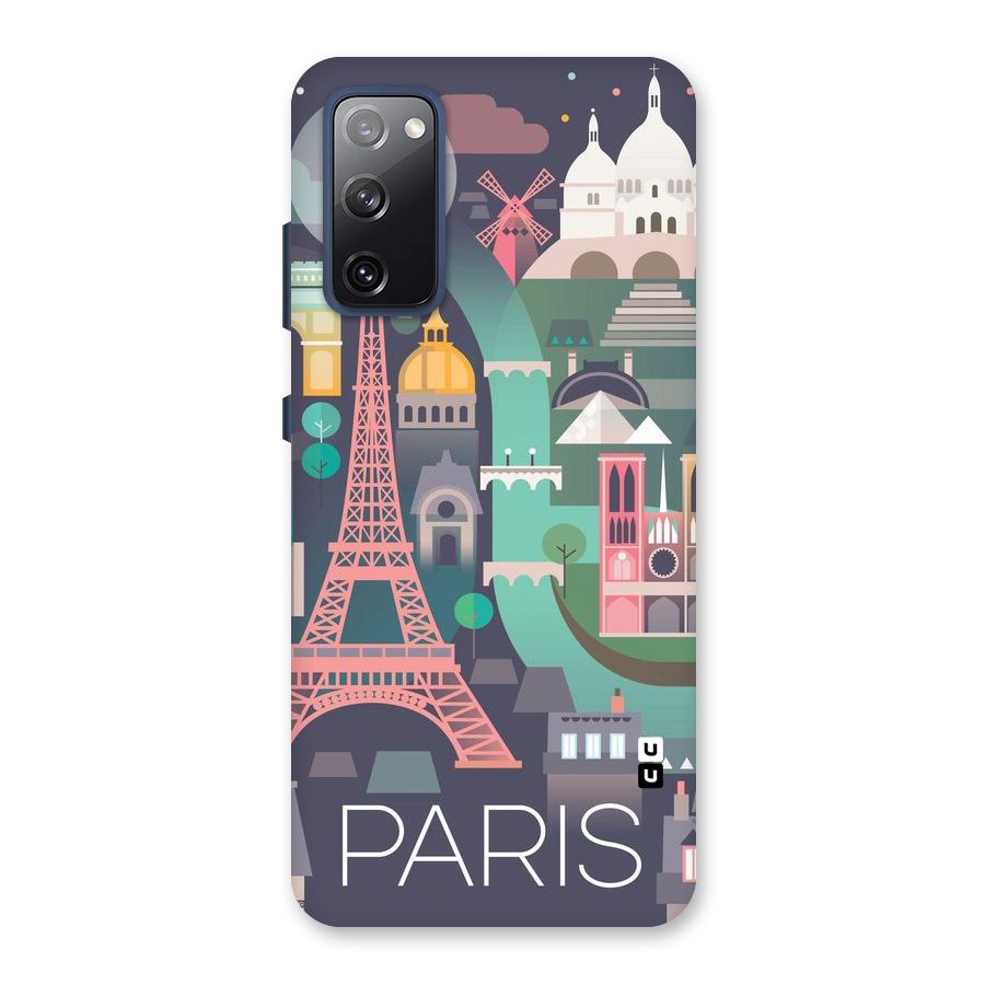 Pink Cute Tower Back Case for Galaxy S20 FE