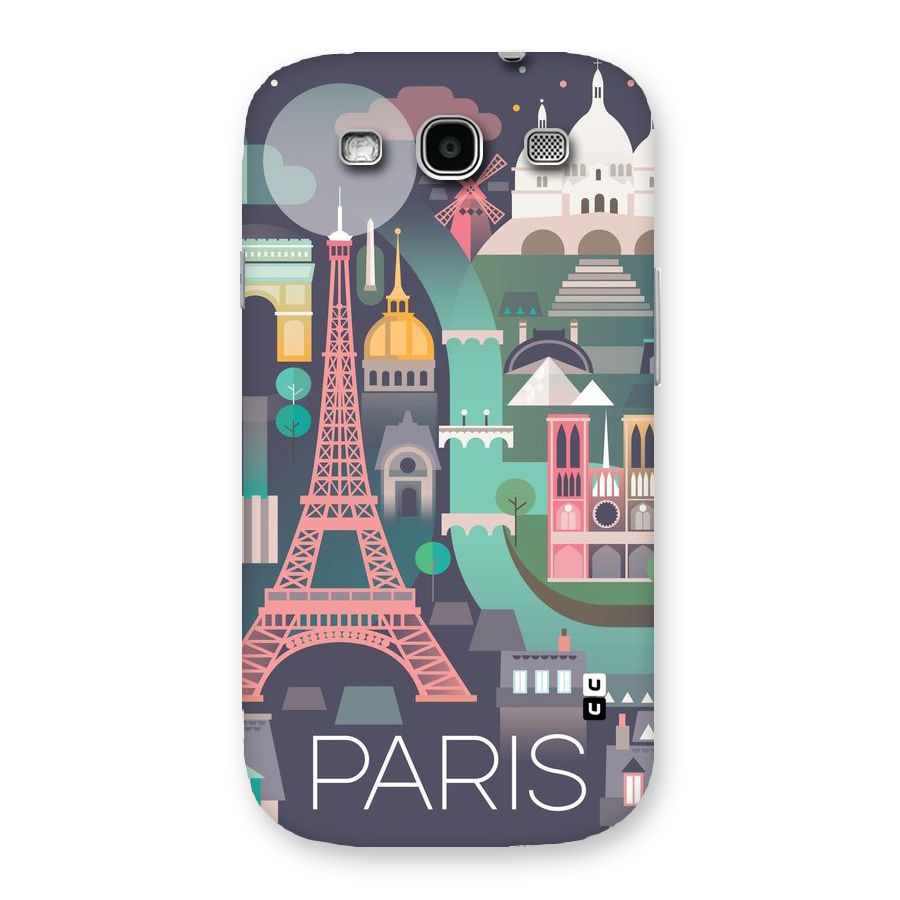 Pink Cute Tower Back Case for Galaxy S3
