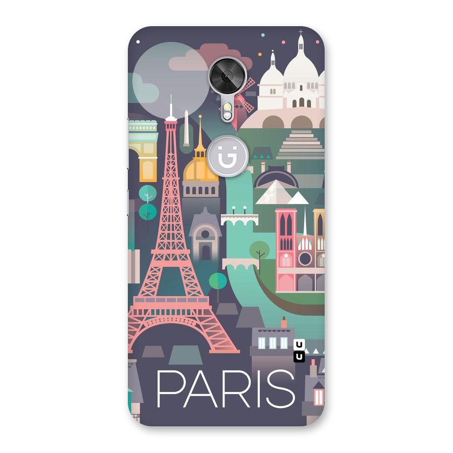 Pink Cute Tower Back Case for Gionee A1