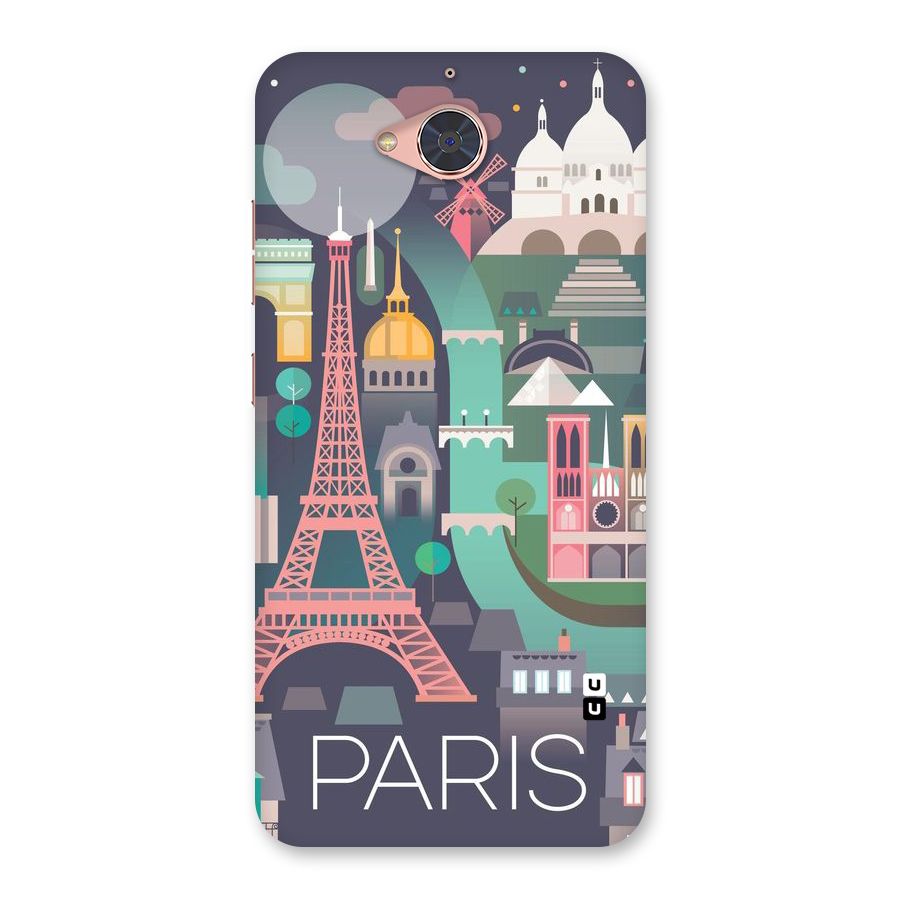 Pink Cute Tower Back Case for Gionee S6 Pro