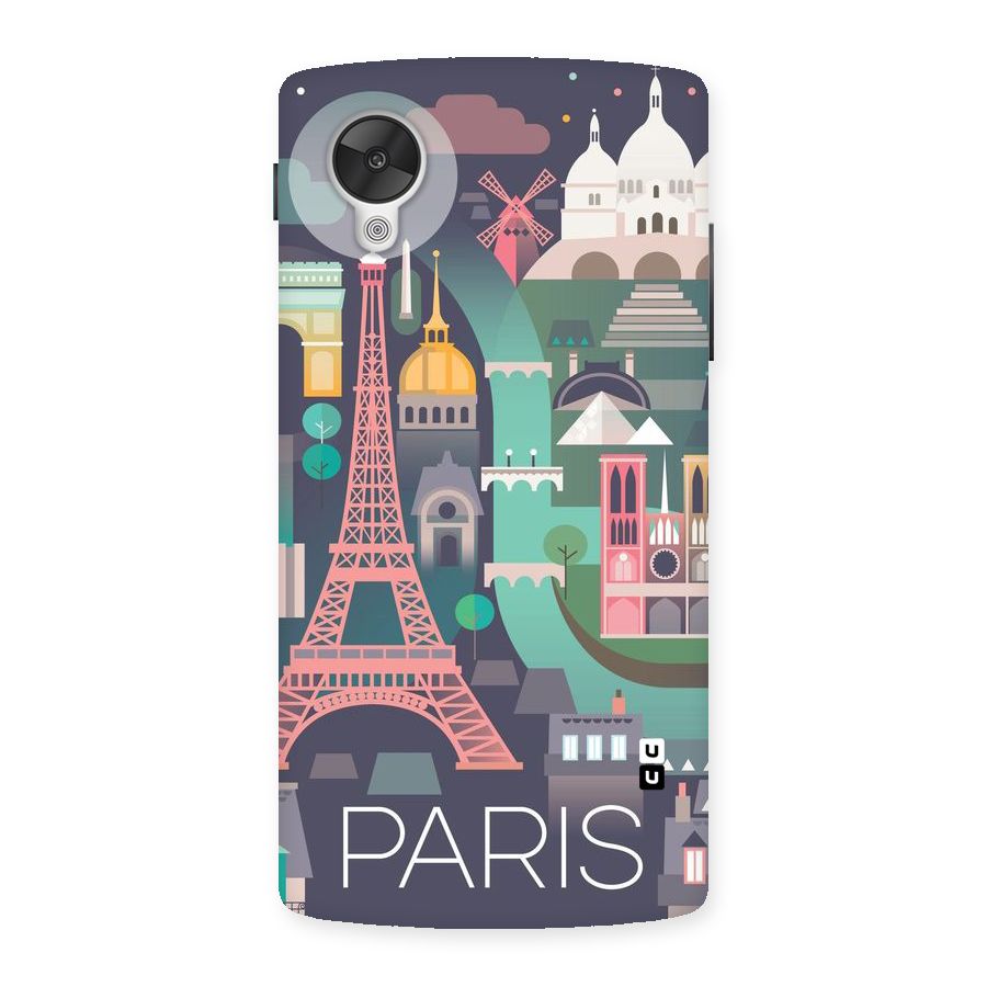 Pink Cute Tower Back Case for Google Nexsus 5