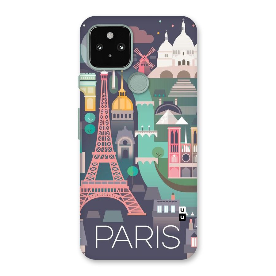 Pink Cute Tower Back Case for Google Pixel 5