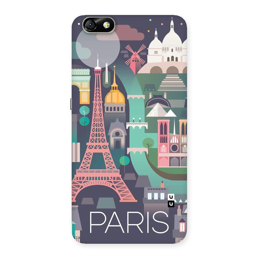 Pink Cute Tower Back Case for Honor 4X