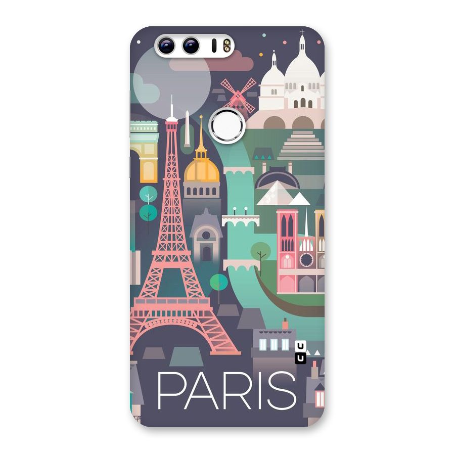 Pink Cute Tower Back Case for Honor 8