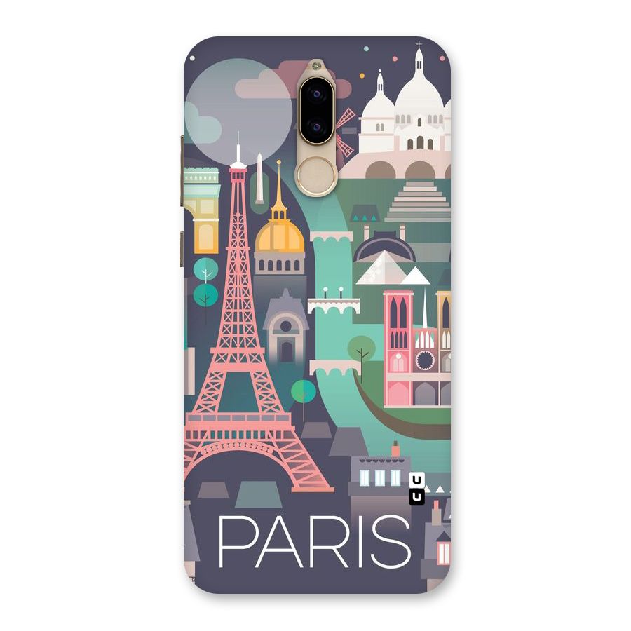 Pink Cute Tower Back Case for Honor 9i