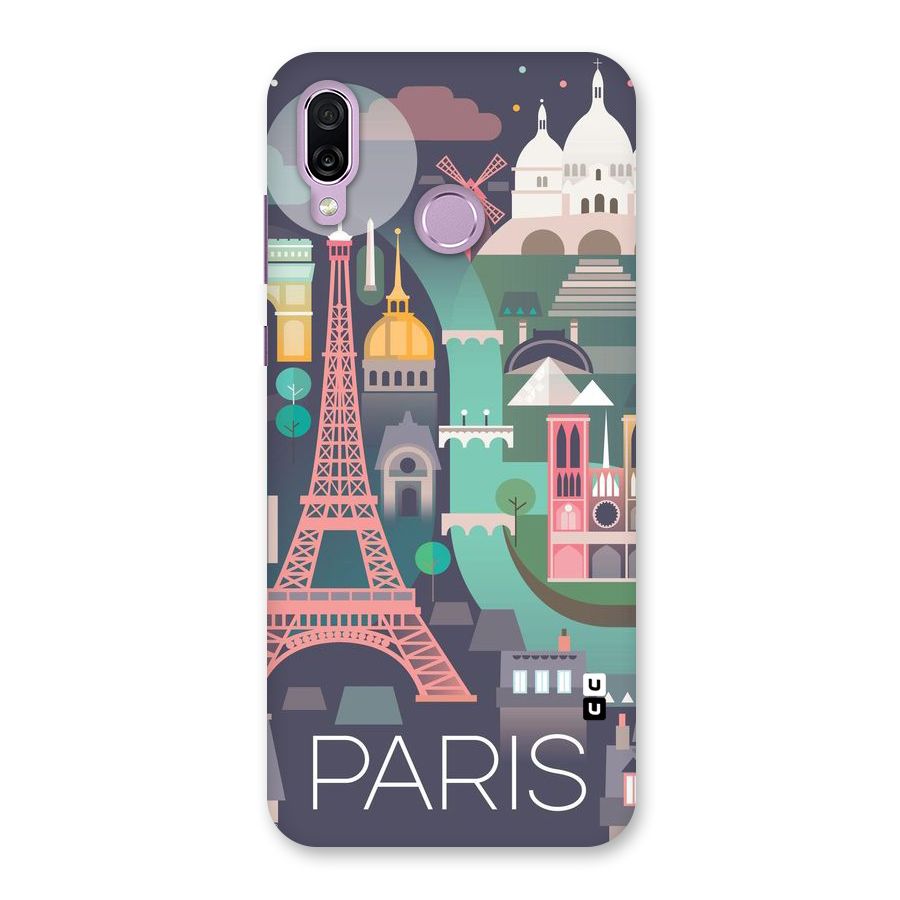 Pink Cute Tower Back Case for Honor Play