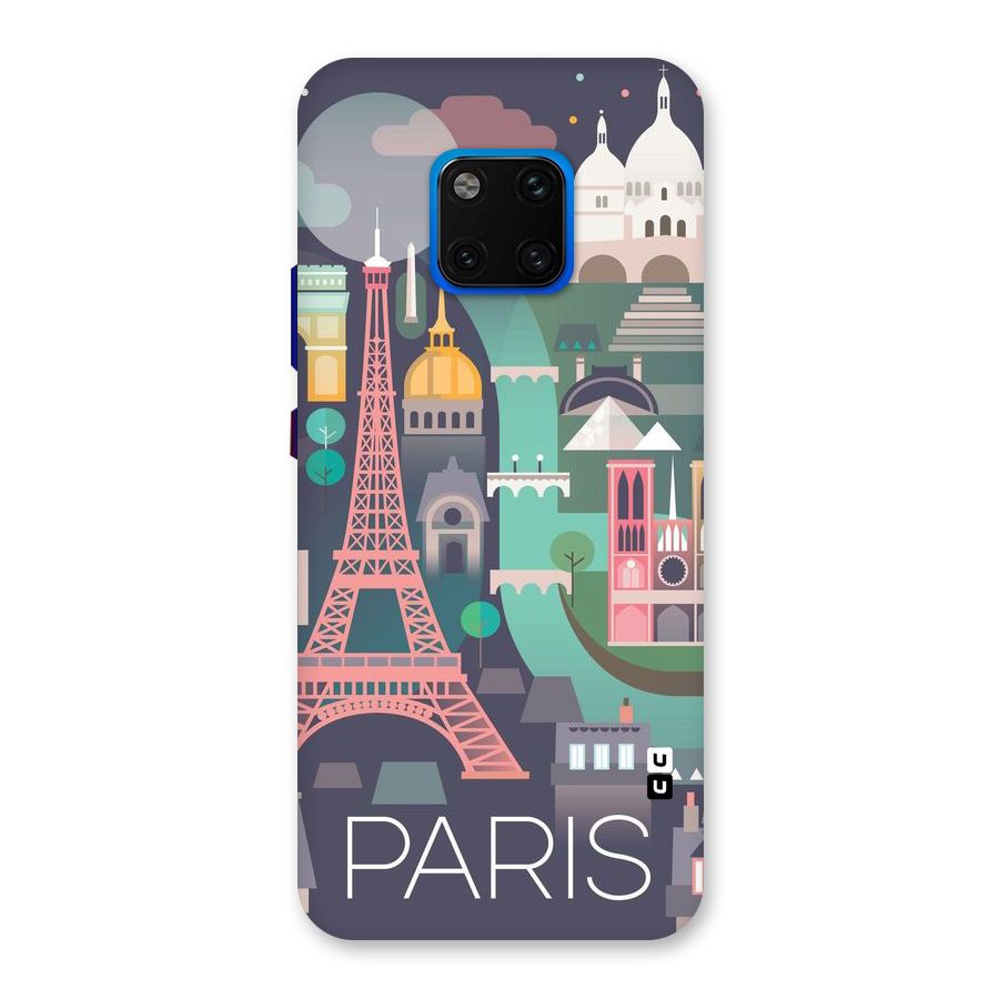 Pink Cute Tower Back Case for Huawei Mate 20 Pro