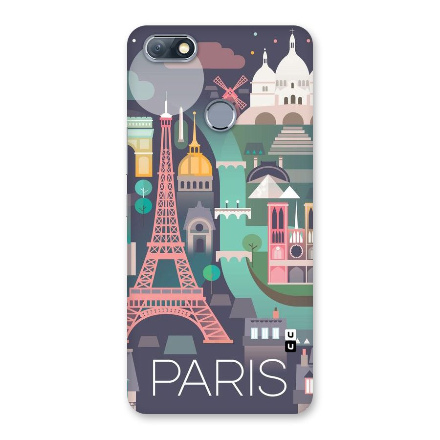 Pink Cute Tower Back Case for Infinix Note 5