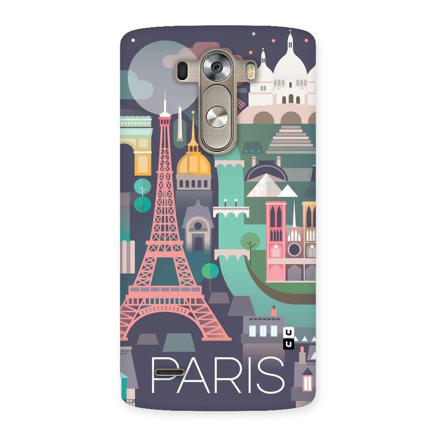 Pink Cute Tower Back Case for LG G3