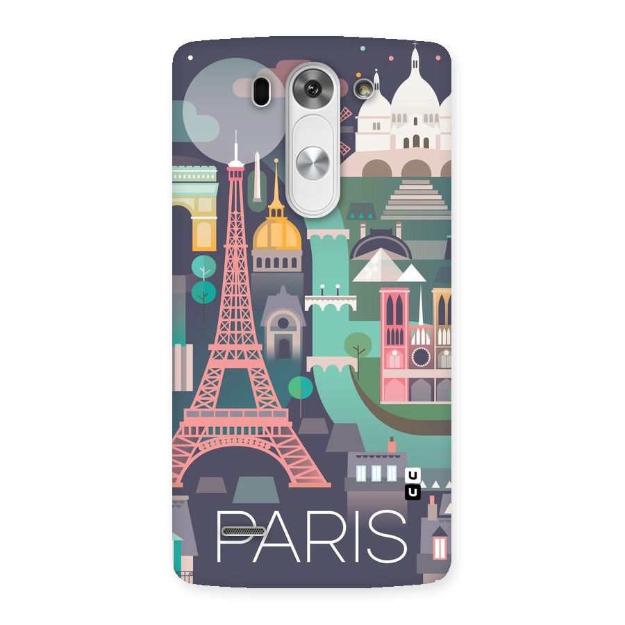 Pink Cute Tower Back Case for LG G3 Beat