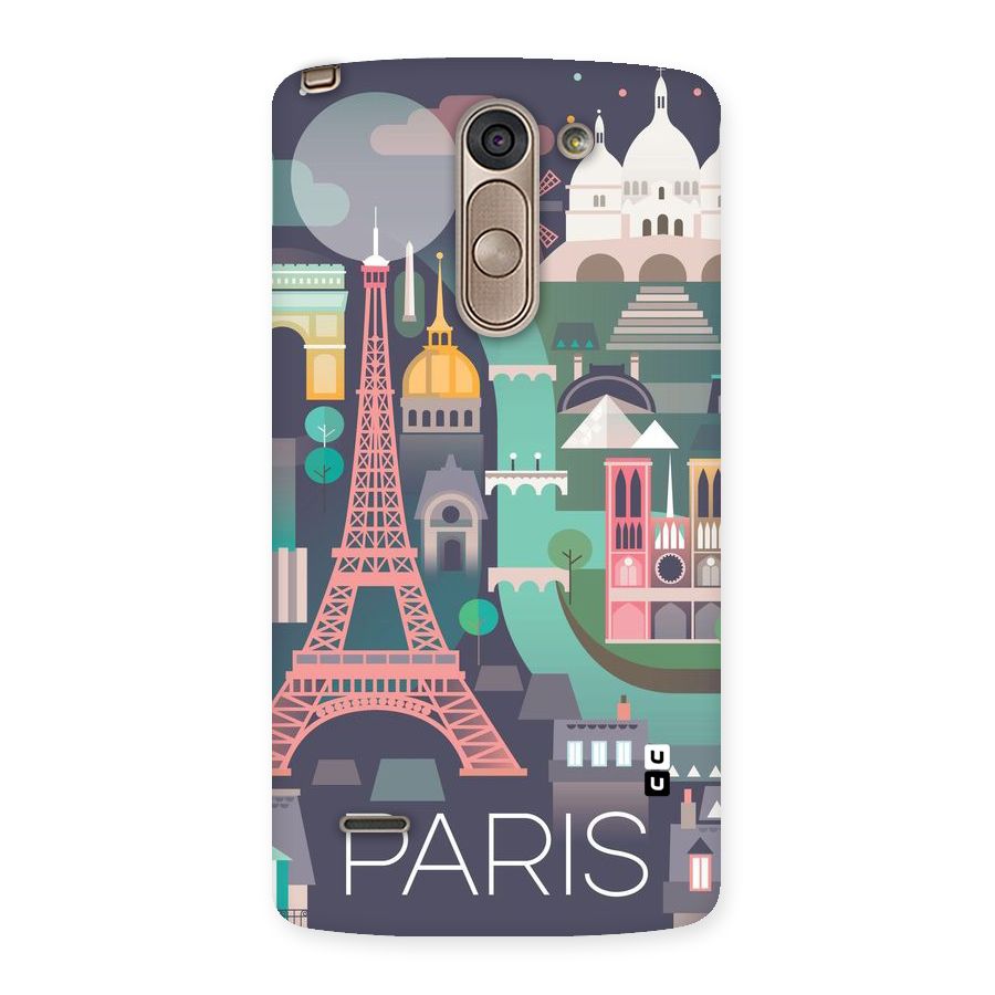 Pink Cute Tower Back Case for LG G3 Stylus