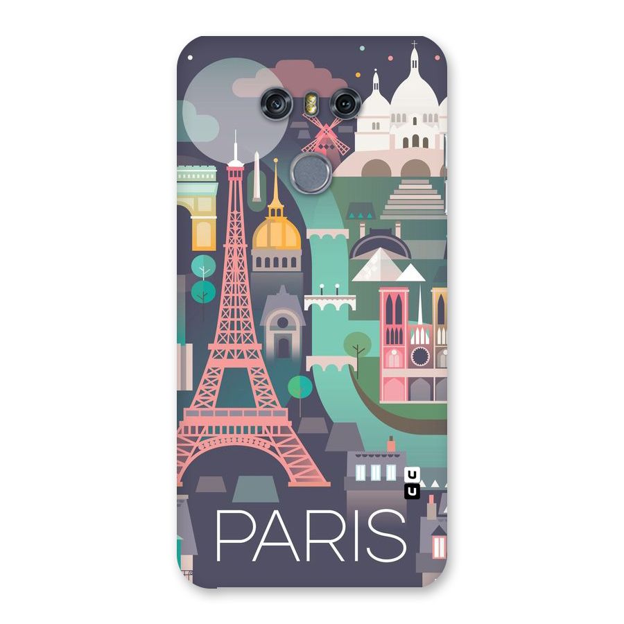 Pink Cute Tower Back Case for LG G6
