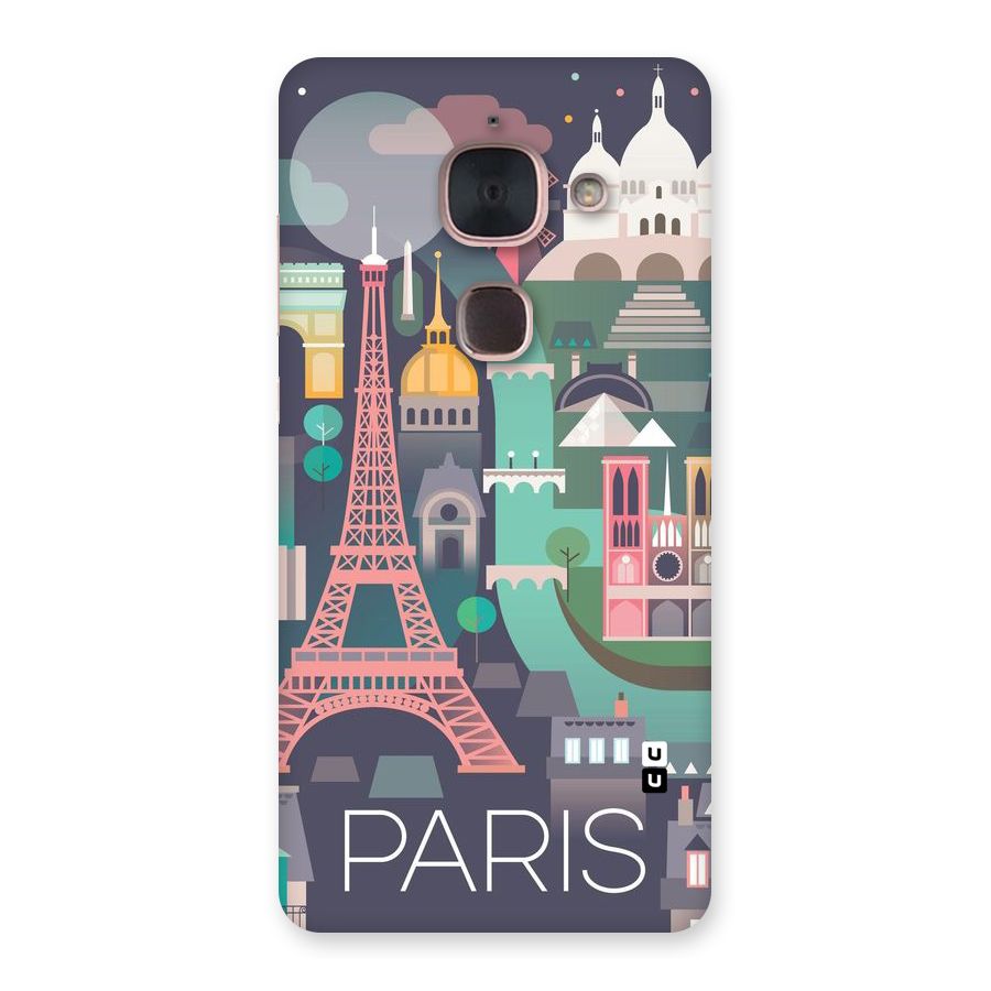Pink Cute Tower Back Case for Le Max 2