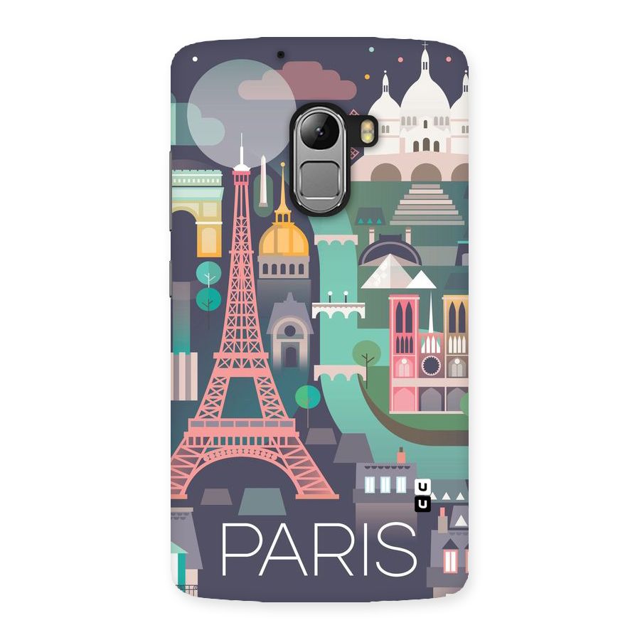 Pink Cute Tower Back Case for Lenovo K4 Note