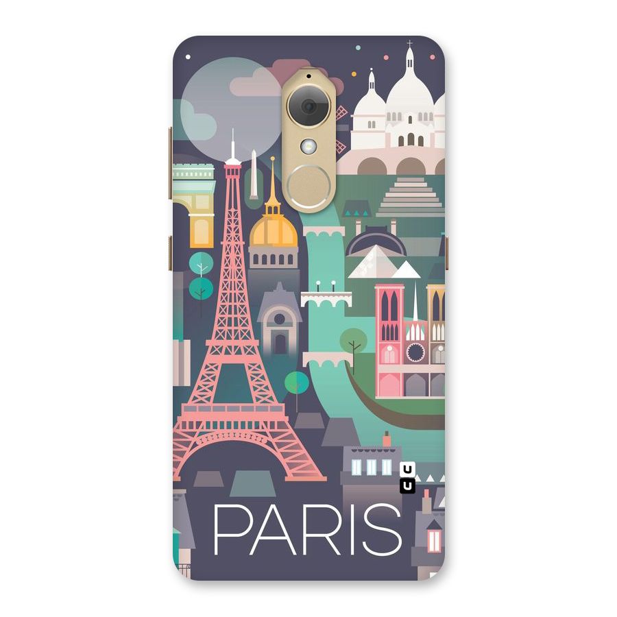 Pink Cute Tower Back Case for Lenovo K8