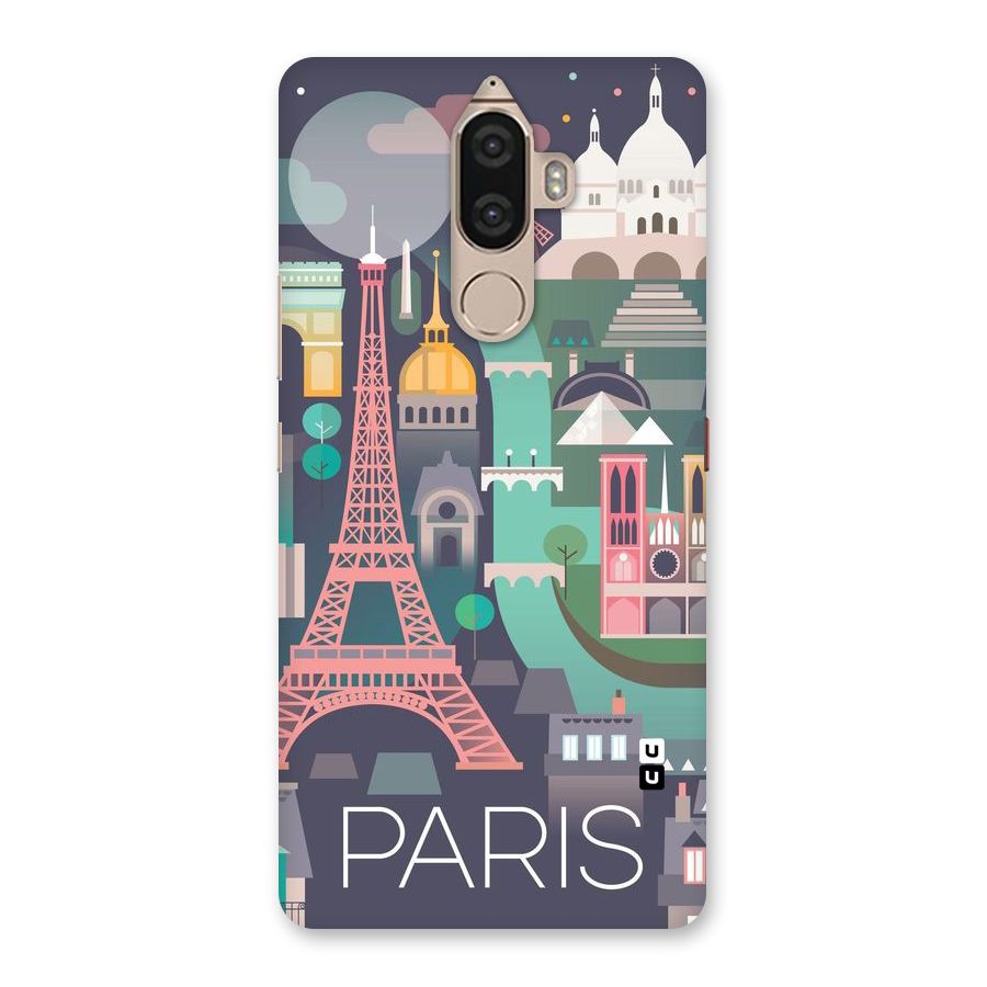 Pink Cute Tower Back Case for Lenovo K8 Note