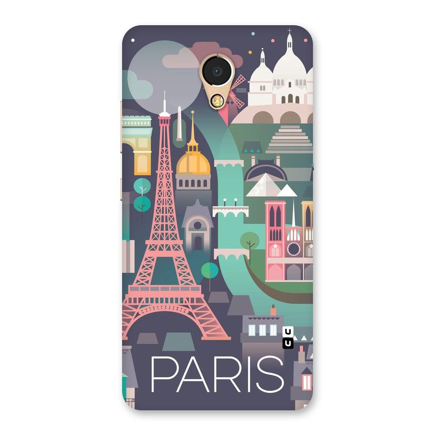 Pink Cute Tower Back Case for Lenovo P2