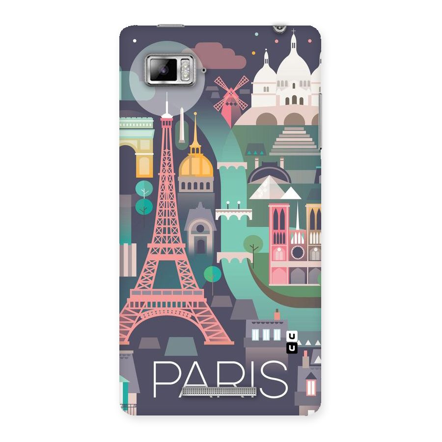 Pink Cute Tower Back Case for Lenovo Vibe Z K910