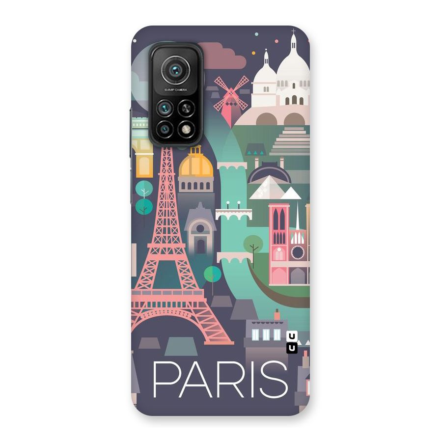 Pink Cute Tower Back Case for Mi 10T Pro 5G