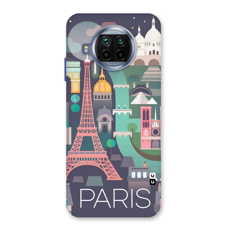 Pink Cute Tower Back Case for Mi 10i