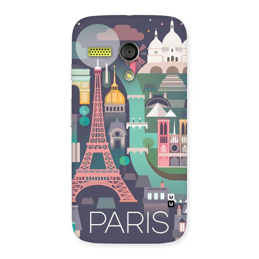 Pink Cute Tower Back Case for Moto G