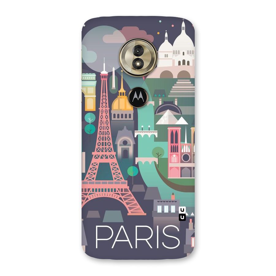 Pink Cute Tower Back Case for Moto G6 Play