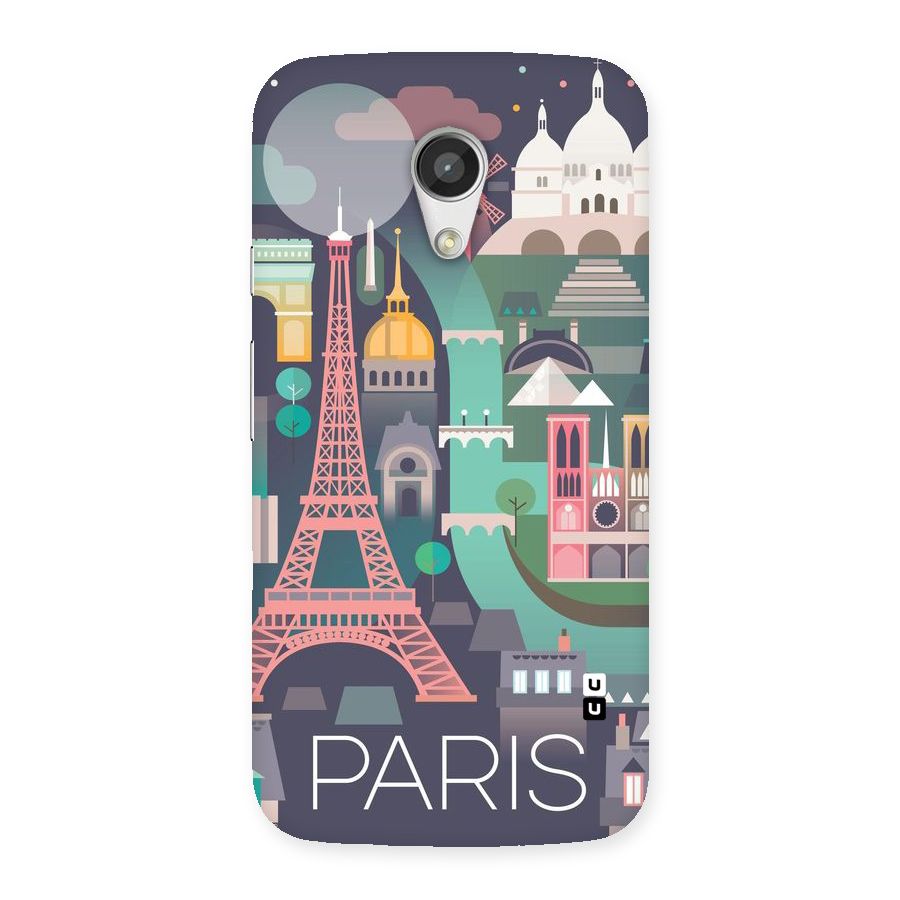 Pink Cute Tower Back Case for Moto G 2nd Gen