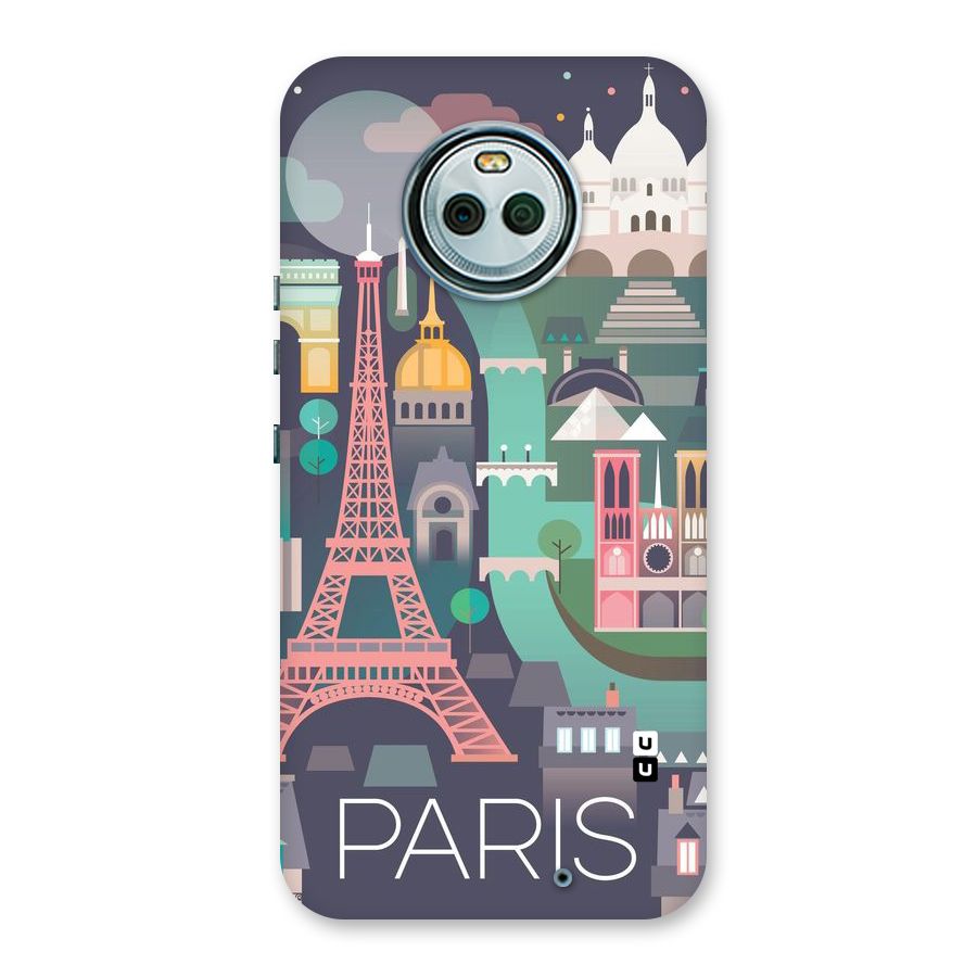 Pink Cute Tower Back Case for Moto X4