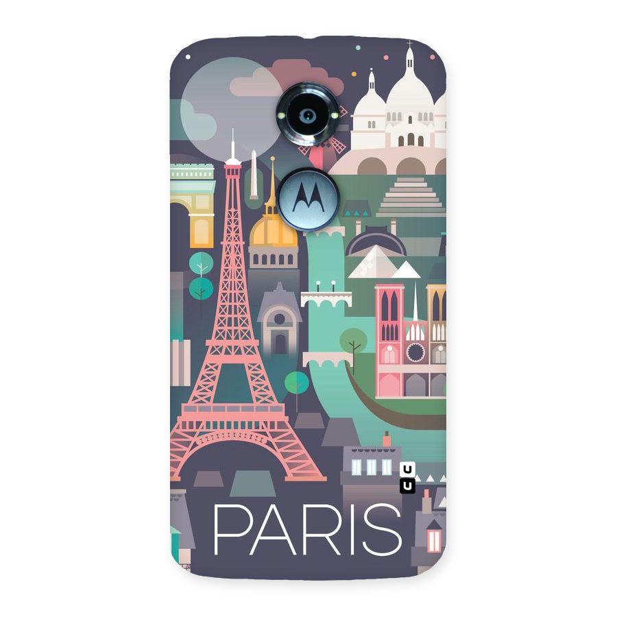 Pink Cute Tower Back Case for Moto X 2nd Gen