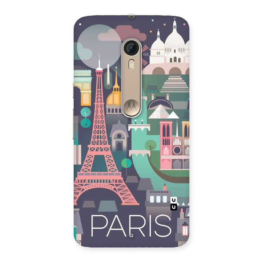Pink Cute Tower Back Case for Motorola Moto X Style