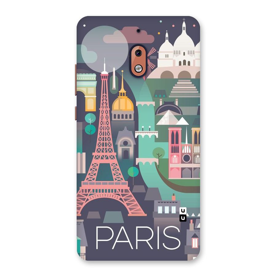 Pink Cute Tower Back Case for Nokia 2.1