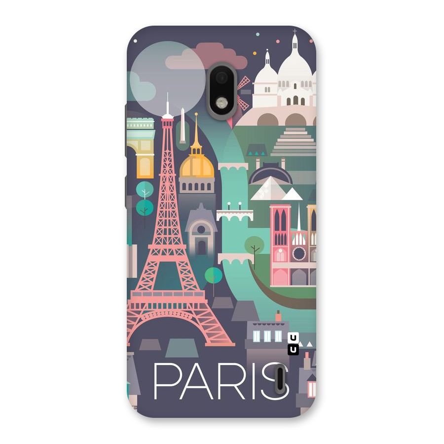 Pink Cute Tower Back Case for Nokia 2.2
