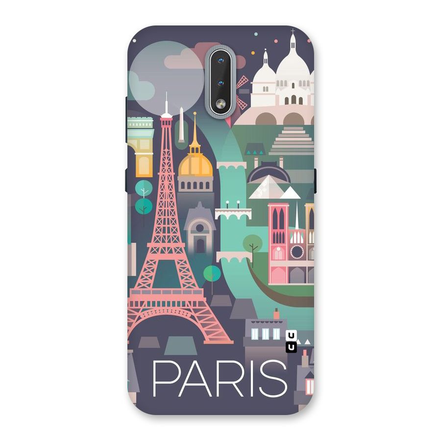 Pink Cute Tower Back Case for Nokia 2.3
