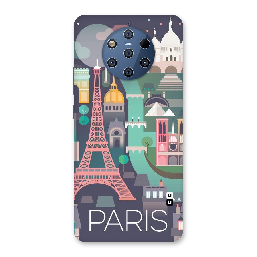 Pink Cute Tower Back Case for Nokia 9 PureView