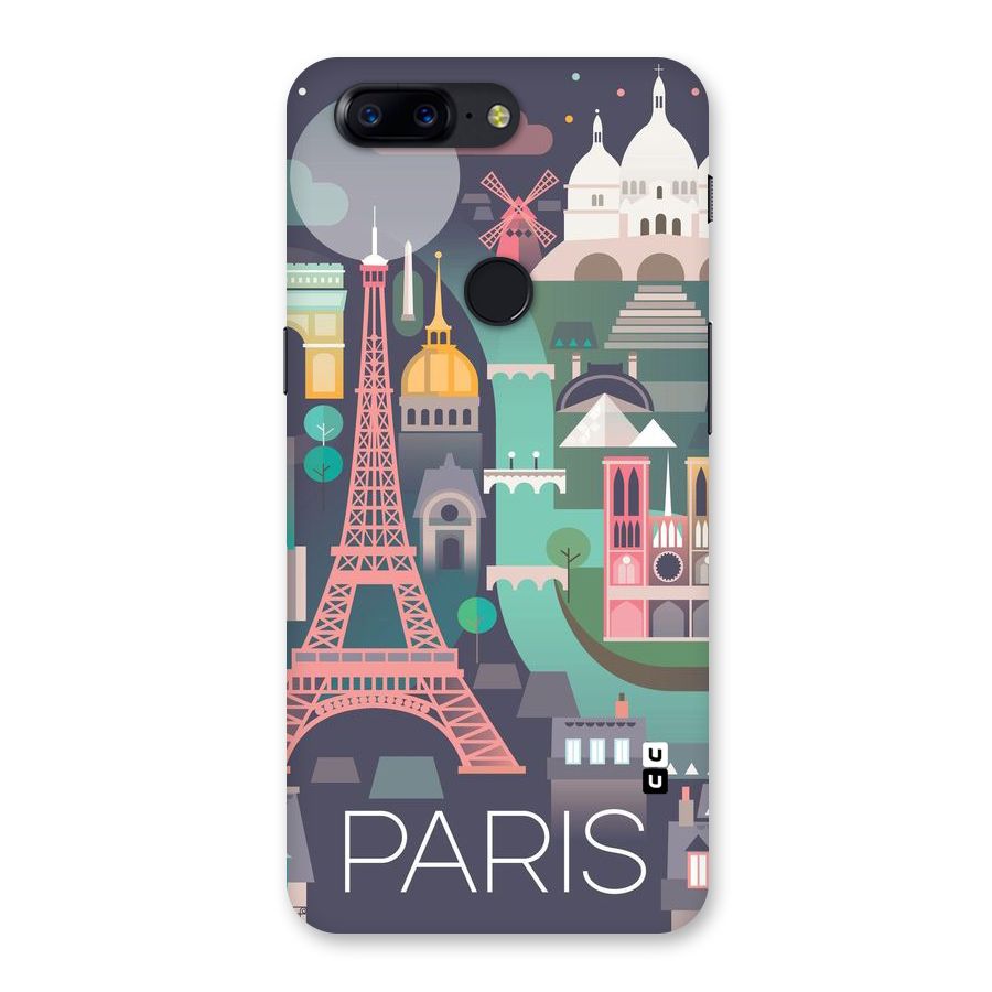 Pink Cute Tower Back Case for OnePlus 5T