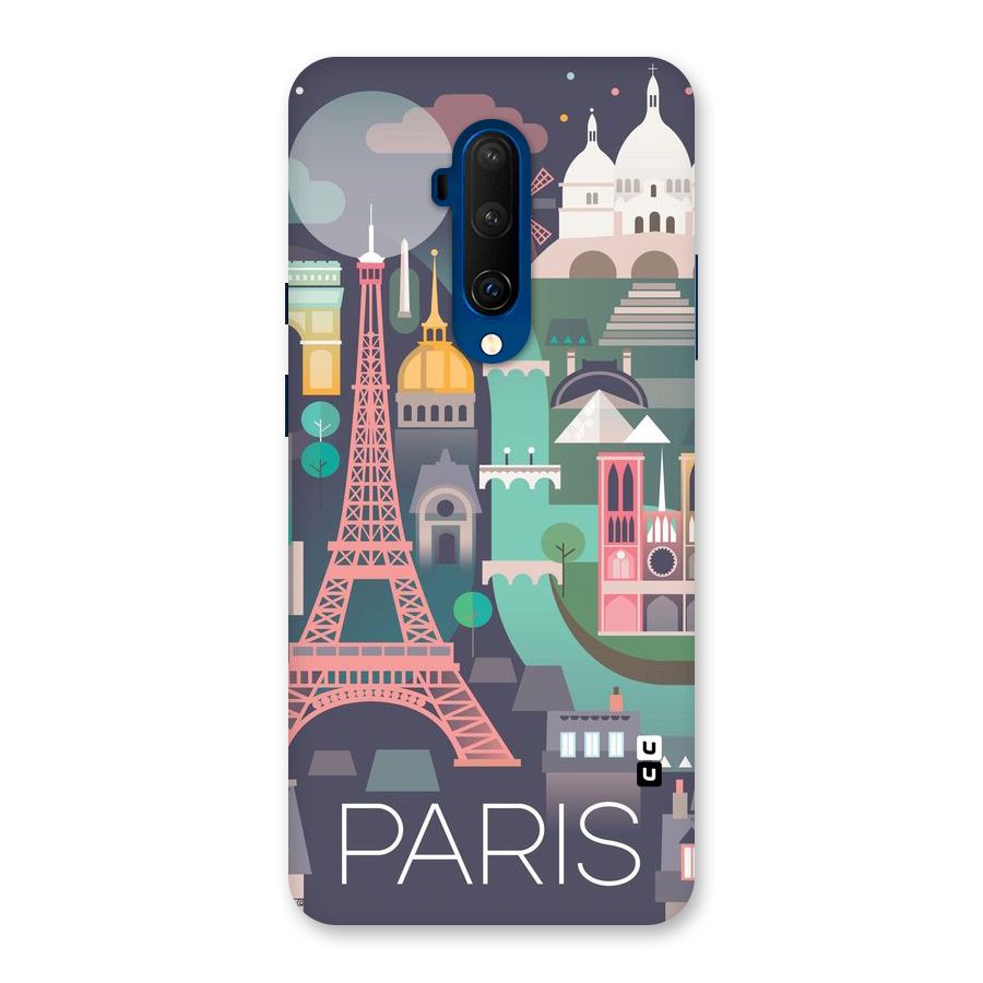 Pink Cute Tower Back Case for OnePlus 7T Pro