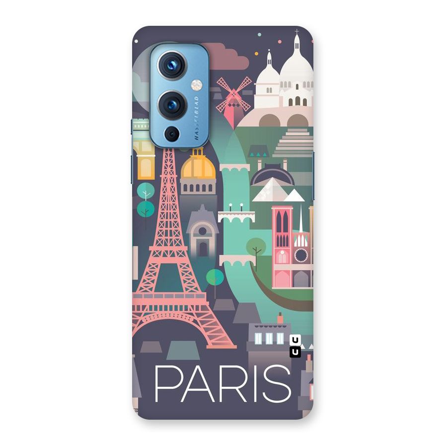 Pink Cute Tower Back Case for OnePlus 9