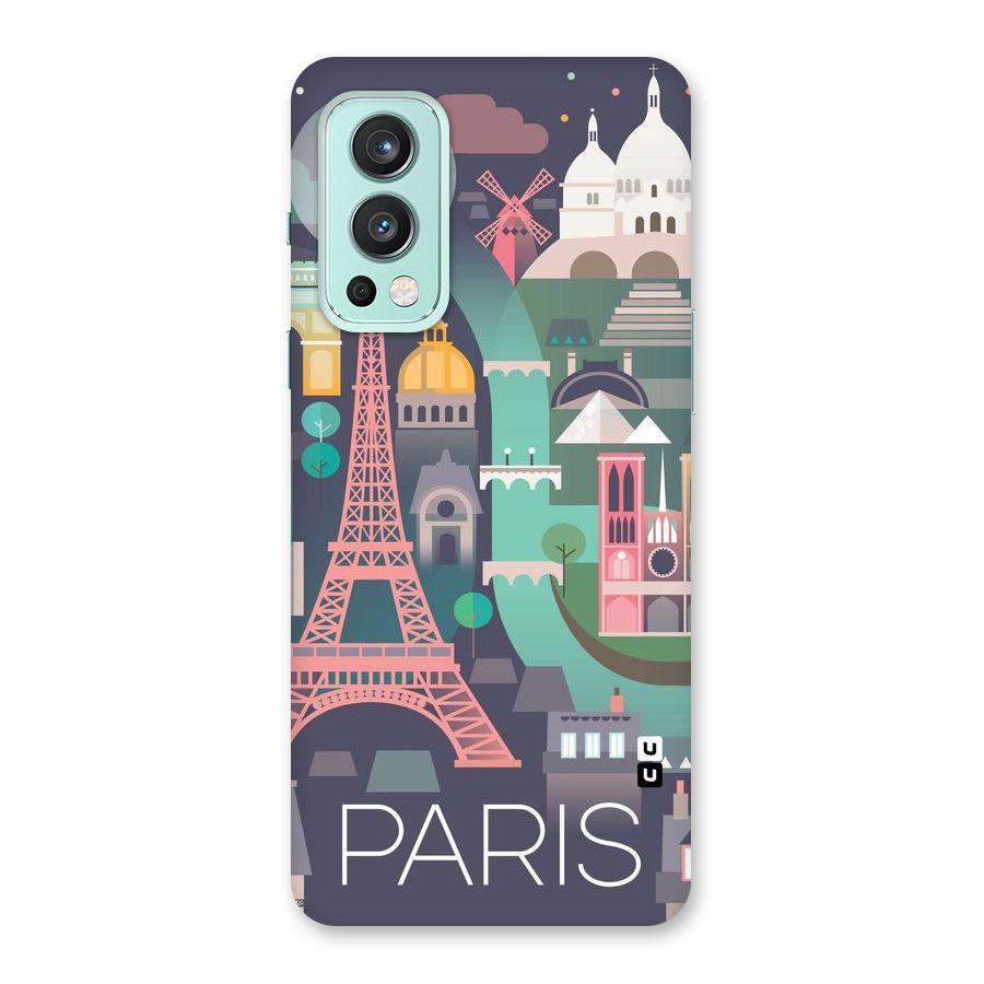 Pink Cute Tower Back Case for OnePlus Nord 2 5G