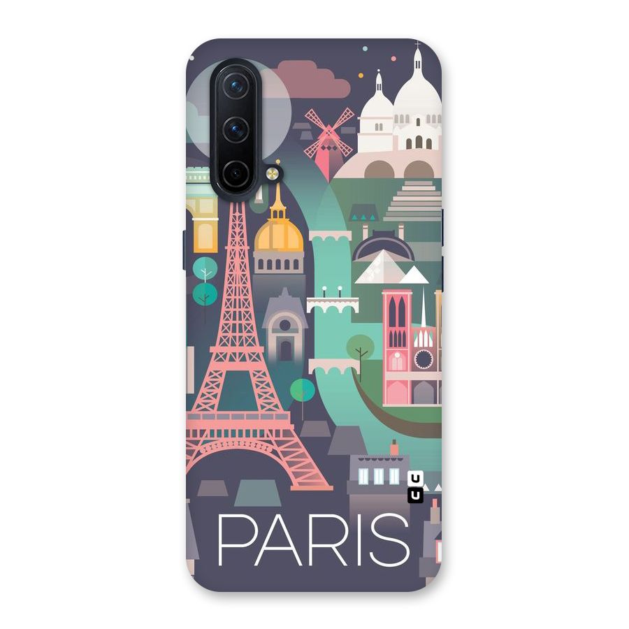 Pink Cute Tower Back Case for OnePlus Nord CE 5G
