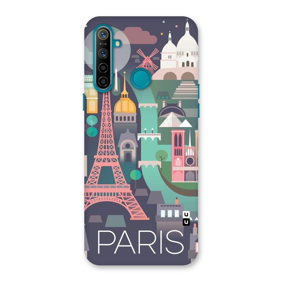 Pink Cute Tower Back Case for Realme 5i