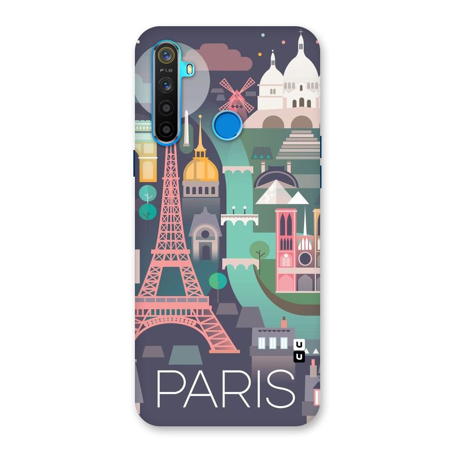 Pink Cute Tower Back Case for Realme 5s