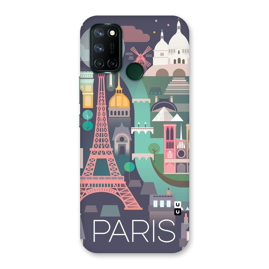Pink Cute Tower Back Case for Realme 7i