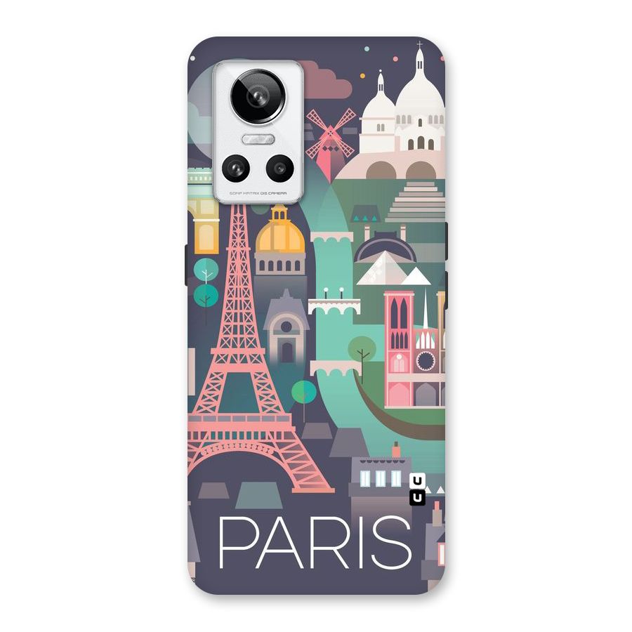Pink Cute Tower Back Case for Realme GT Neo 3